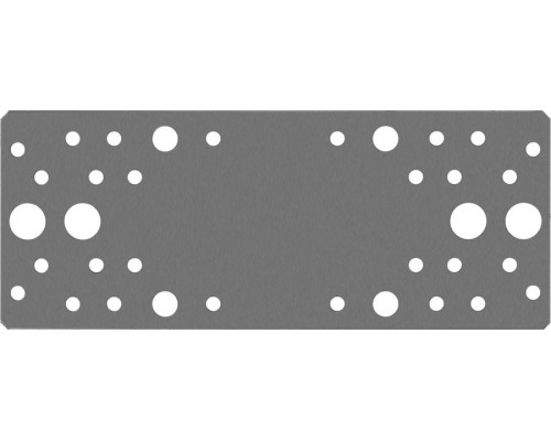 ЗУБР  КП-2.0 200х80 х 2 мм, крепежная пластина, цинк (310236-200-80)