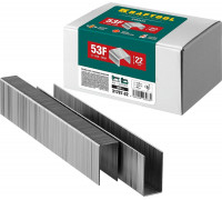 KRAFTOOL  плоские 22 мм, тип 53F 5000 шт, Скобы для степлера (31787-22)