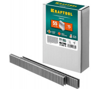 KRAFTOOL  узкие 15 мм, тип 55 5000 шт,  Скобы для степлера (31789-15)