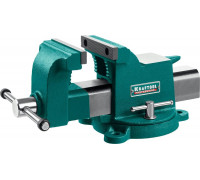 KRAFTOOL  STEEL, 100 мм, Стальные слесарные тиски (32701-100)