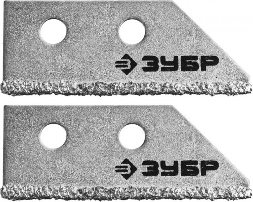 ЗУБР  50 мм, 2 шт, Лезвия для скребка (33417-S2)