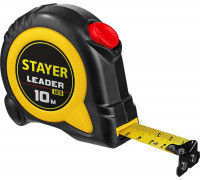STAYER  Leader 10м х 25мм, Рулетка с автостопом (3402-10-25)