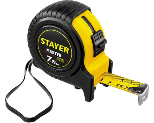 STAYER  7.5м х 25мм, Рулетка (34025-07)