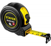 STAYER  BlackMax 5м х 19мм, Рулетка с двумя фиксаторами (3410-05)