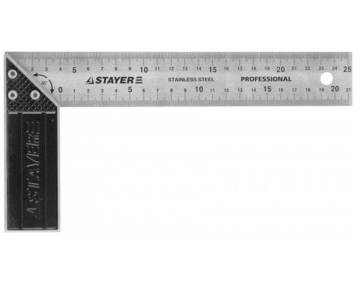 STAYER  250 мм, Столярный угольник (3431-25)