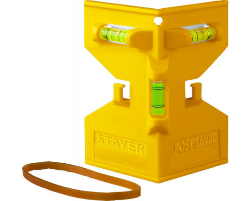 STAYER  Post-Level, Магнитный уровень-угольник (3456)