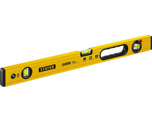 STAYER  Leader 600 мм, Строительный фрезерованный уровень (3466-060)