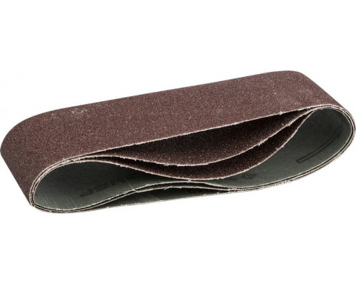 ЗУБР 75х457 мм, P40, лента шлифовальная МАСТЕР, для ЛШМ, 3 шт.