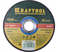 KRAFTOOL  125 x 1.6 x 22.2 мм, для УШМ, Круг отрезной по металлу (36250-125-1.6)