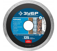ЗУБР  КЕРАМО-22 d 115 мм (22.2 мм, 7х1.9 мм), Алмазный диск, Профессионал (36654-115)