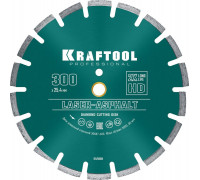 KRAFTOOL  LASER-ASPHALT 300 мм (25.4/20 мм, 10х3.2 мм), Алмазный диск (36687-300)