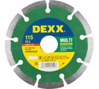 DEXX  MULTI UNIVERSAL 115 мм (22.2 мм, 7х1.8 мм), Алмазный диск (36701-115)