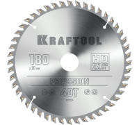 KRAFTOOL PRECISSION 180х20мм 48Т, диск пильный по дереву
