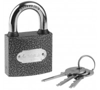 ЗУБР  50 мм, металлический корпус, навесной замок (3712-50)