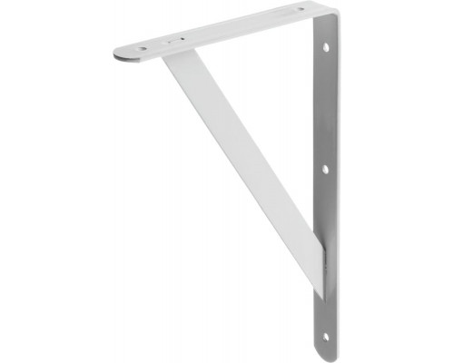 STAYER  300х200х30х4 мм, белый, усиленный уголок-кронштейн (37422-1)