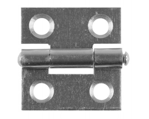 STAYER  25x24х1.0 мм, цвет белый цинк, карточная петля (37611-25-1)