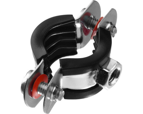 ЗУБР  1/2" трубный хомут с гайкой, цинк, 10 шт (37850-20-24)