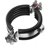 ЗУБР  1 1/2" трубный хомут с гайкой, цинк, 8 шт (37850-47-52)