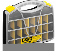 STAYER  SPACE-15, 380 х 310 х 60 мм, (15"), Пластиковый органайзер (38038-15)