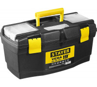 STAYER  VEGA-19, 490 х 250 х 250 мм, (19"), Пластиковый ящик для инструментов (38105-18)