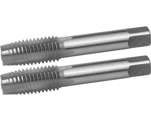 ЗУБР  М12x1.75мм 9ХС, Комплект ручных метчиков (4-28006-12-1.75-H2)