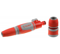 ЗУБР  1/2", с автостопом, запирающий механизм, Поливочный набор (40322)