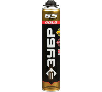 ЗУБР  GOLD PRO 65 850мл мелкопористая c выходом до 65л пистолетная, Монтажная пена (41157)