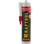 KRAFTOOL  THERMO 300 мл красный, Термостойкий силиконовый герметик (41259)
