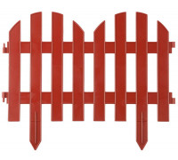 GRINDA  Палисадник 28х300 см, терракот, Декоративный забор (422205-T)
