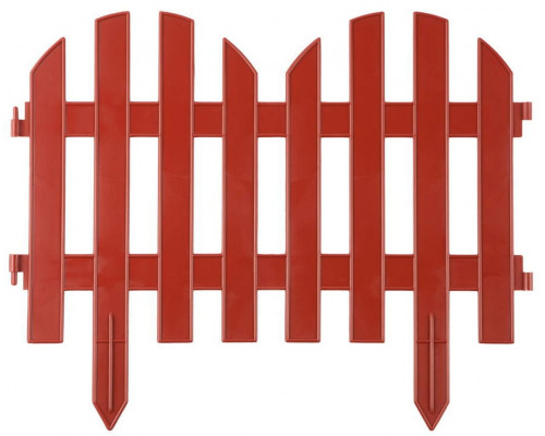 GRINDA  Палисадник 28х300 см, терракот, Декоративный забор (422205-T)
