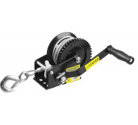 STAYER  MAXPull, 0.7т, 8 м, Ручная барабанная тросовая лебедка (43112-0.7)