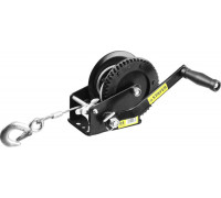 STAYER  MAXPull, 0.9т, 8 м, Ручная барабанная тросовая лебедка (43112-0.9)