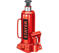 STAYER  RED FORCE, 12т, 230-465 мм, Бутылочный гидравлический домкрат (43160-12)
