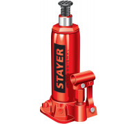STAYER  RED FORCE, 8т, 200-385 мм, Бутылочный гидравлический домкрат (43160-8)