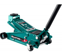 KRAFTOOL  KRAFT-LIFT, 3т, 130-465 мм, Подкатной домкрат с быстрым подъемом для СТО (43450-3)