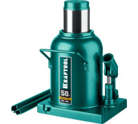 KRAFTOOL  KRAFT-LIFT, 50т, 270-420 мм, Бутылочный гидравлический домкрат (43462-50)