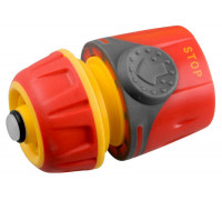 GRINDA  TC-12A 1/2", с автостопом, пластиковый с TPR, для шланга, Быстросъёмный соединитель, PROLine (8-426429)