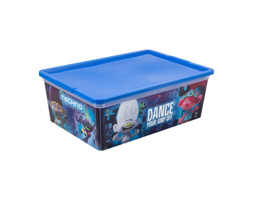 Коробка 10л TROLLS (9) Полимербыт арт 7162