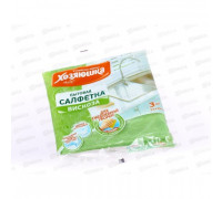 Салфетка Хозяюшка вискоза бытовая 35*35 3шт (50) Хоз-Лайн