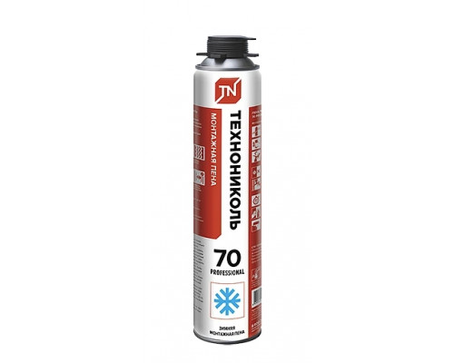 Пена монтажная профессиональная ТЕХНОНИКОЛЬ №70 PROFESSIONAL зимняя (1020 г/ шт)