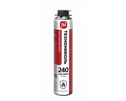Пена монтажная ТЕХНОНИКОЛЬ 240 PROFESSIONAL огнестойкая