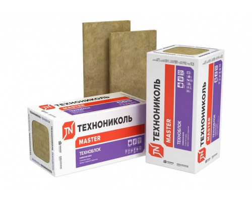 Утеплитель ТехноНиколь каменная вата ТЕХНОБЛОК СТАНДАРТ 1200*600*50 (8 плит)