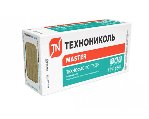 Утеплитель ТехноНиколь каменная вата ТЕХНОФАС КОТТЕДЖ 1200*600*50 (6 плит)