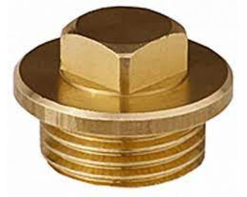 GENERAL FITTINGS  с прижимной шайбой 1", никель, Заглушка (51099-1)