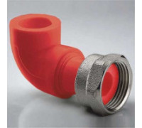 Угольник с накидной гайкой PP-R AntiFire D 25х1"