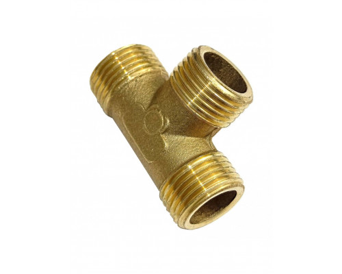 GENERAL FITTINGS  наружная резьба 3/4", латунь, Тройник (51054-3/4)