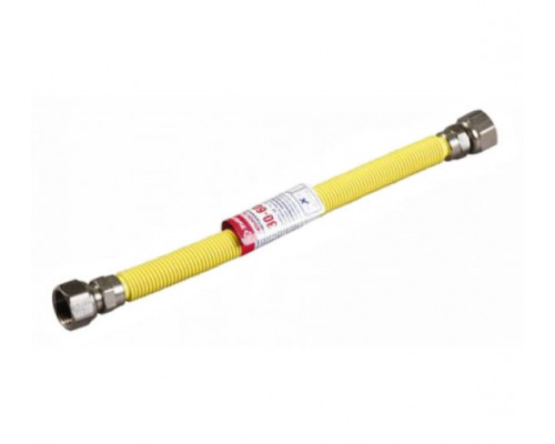 ЗУБР  1/2", 0.5-1 м, гайка-гайка, Растяжная сильфонная подводка (51007-G/G-050-100)
