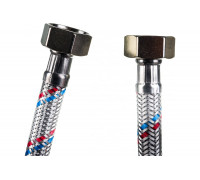 ЗУБР  1/2", 0.5 м, гайка-гайка, Гибкая подводка для воды (51005-G/G-050)