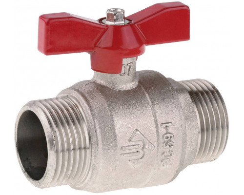 ЗУБР  d 3/4", "папа-папа", Шаровой кран (51355-N-3/4)