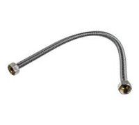 ЗУБР  1/2", 0.5 м, гайка-гайка, Сильфонная подводка для воды (51011-G/G-050)